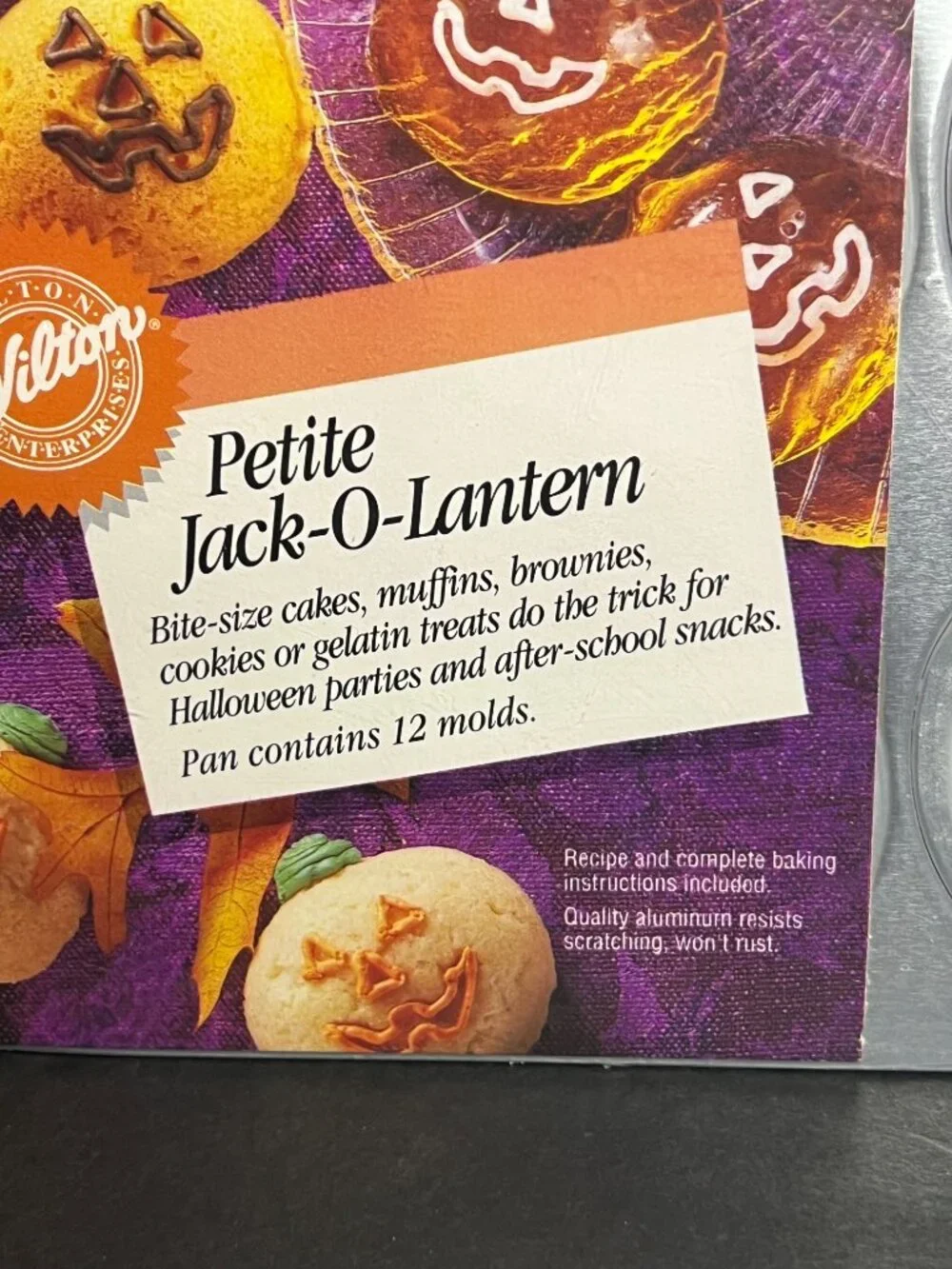 Lot of Wilton Halloween Jack-O-Lantern Singles & Petite Pumpkin Baking Pan Molds